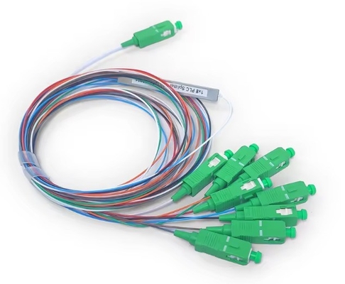 FTTH Mini Steel Tube Splitter Οπτική ίνα Micro 1 * 8 SC APC MINI 1m 1,5m PLC Splitter