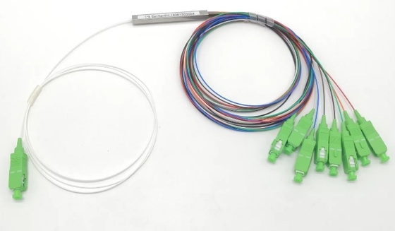 FTTH Mini Steel Tube Splitter Οπτική ίνα Micro 1 * 8 SC APC MINI 1m 1,5m PLC Splitter